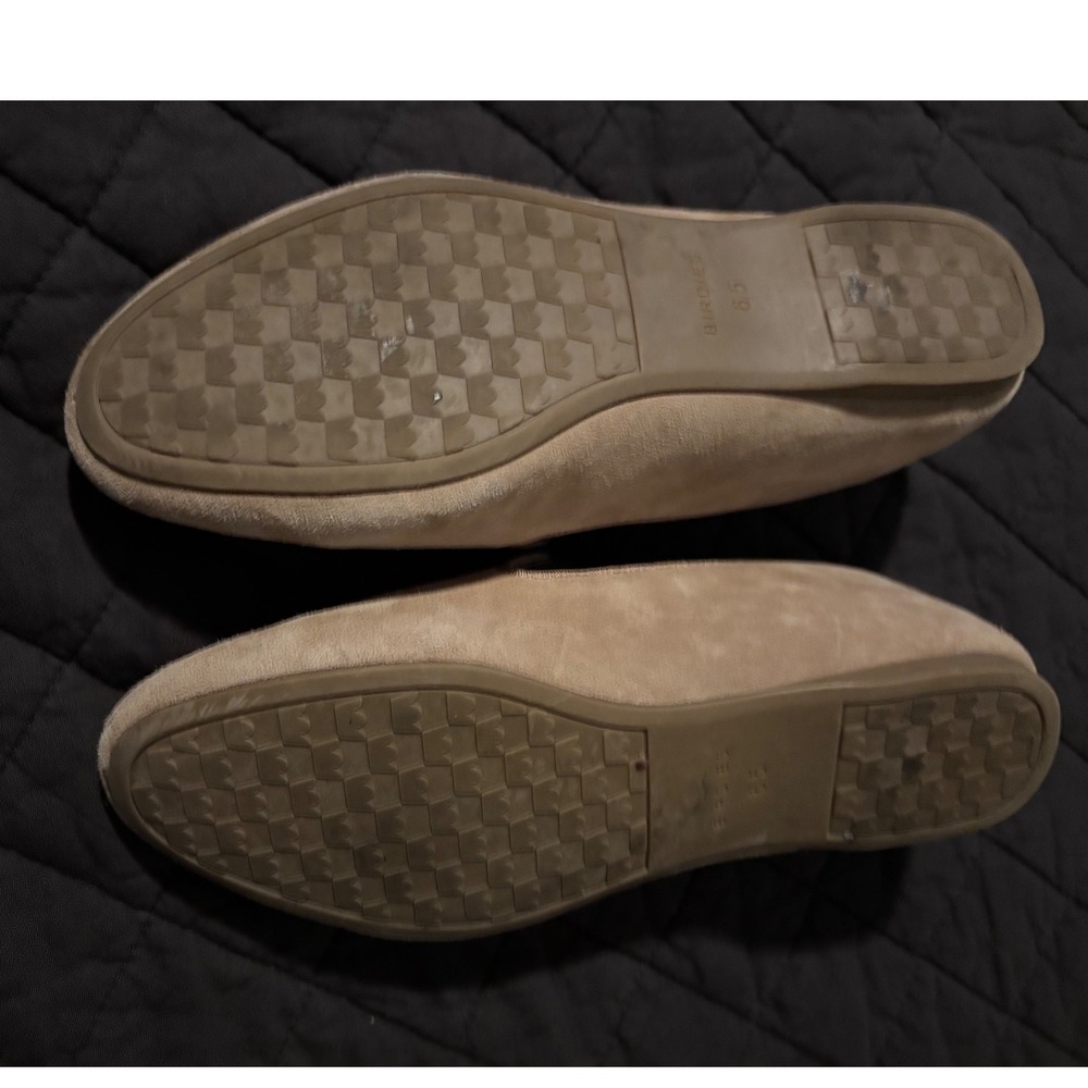 Birdies The Starling Tan‎ Suede Smoking Loafers Flats Womens 6.5 Sand Round Toe - Picture 6 of 7
